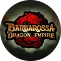 Barbarosa Dragon Empire video slot logo