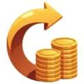 Online Casino Cashback Bonus Icon