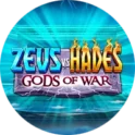 Zeus vs Hades Gods of War slot logo